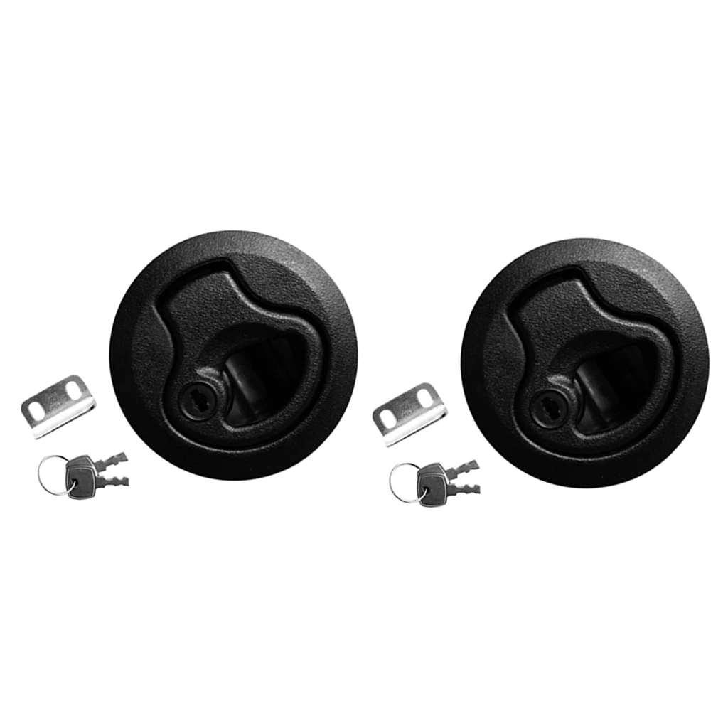 2pcs 2&quot Flush Pull Slam Latch For Boat Deck Hatch 1/4&quot Door Locking Style | Автомобили и мотоциклы