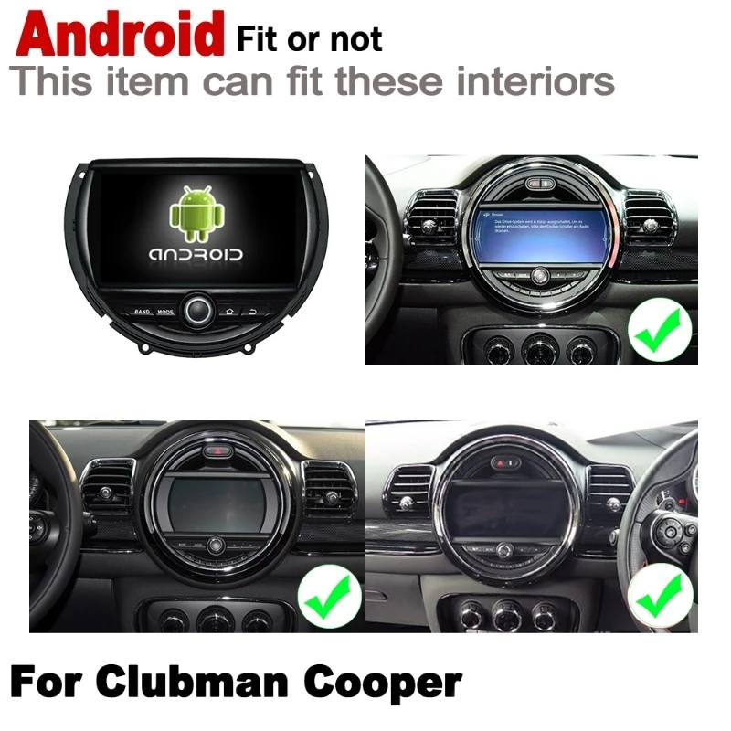 For Mini Clubman Cooper S D F54 2015 2016 2017 2018 2019 car Multimedia player GPS Audio Radio Navigation NAVI