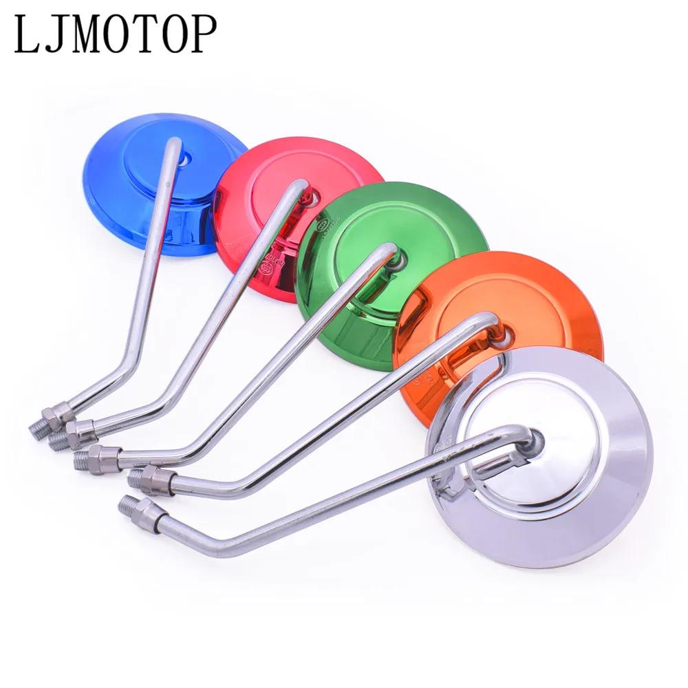 Motorcycle Mirrors New Back View Rearview Moped Side Mirror 8mm Round For Yamaha MXT850 Niken GT XTZ700 TENERE YZF R1 XJR1300