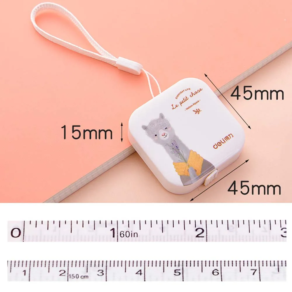 150CM/60 Inch Tape Measure Portable Retractable Ruler Fabric Covered Craft Tailor Sewing Tools Accessories 50m tape measure
