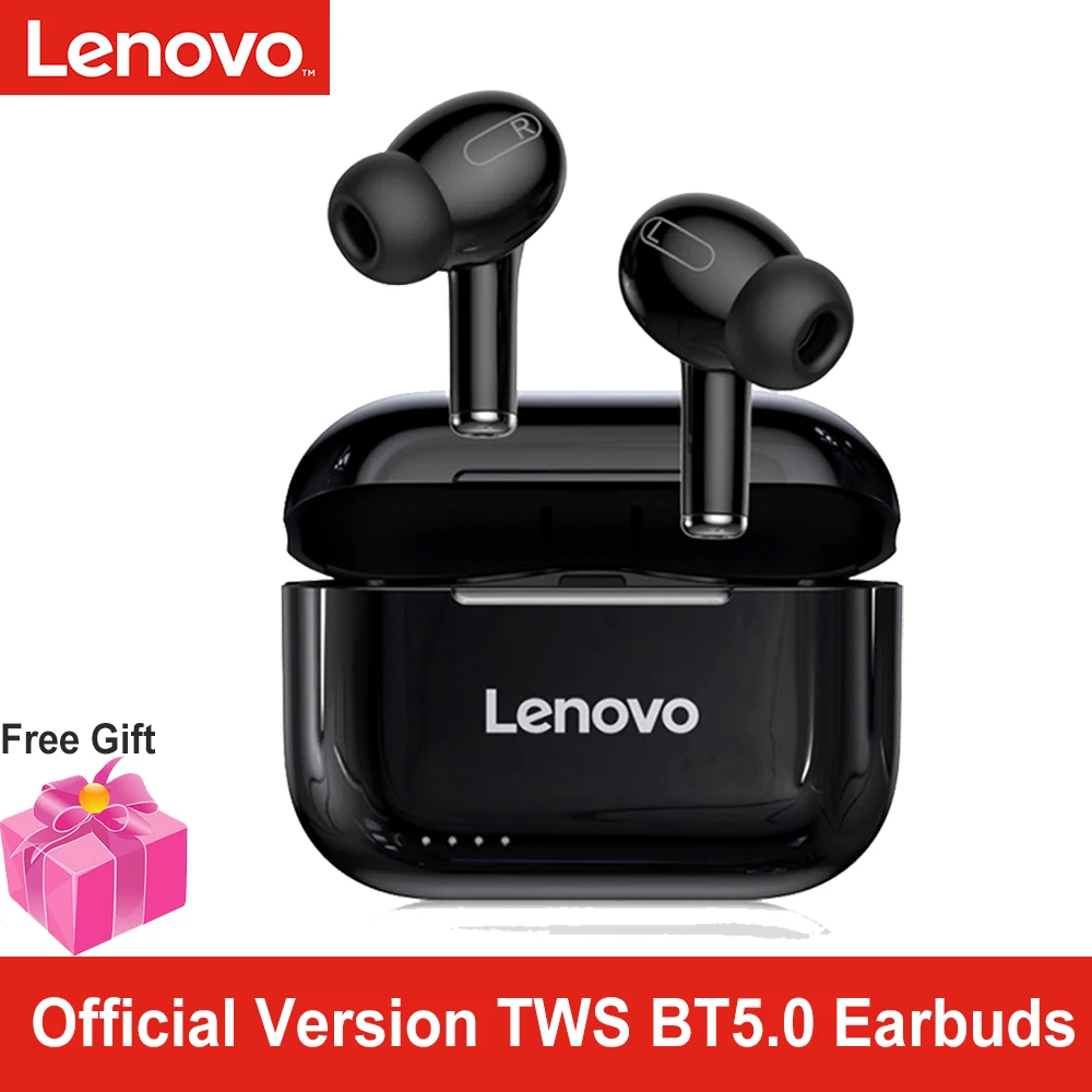 Lenovo LP1S наушники вкладыши TWS Bluetooth спортивные беспроводные стерео гарнитура HiFi
