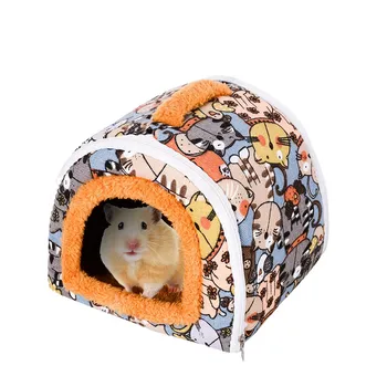 

Warm Bed Rat Hammock Squirrel Winter Pet Toy Hamster Cage House Hanging Nest Mat Pet's Hamster Lair Bird Lair#g30