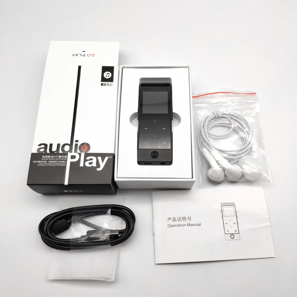 BENJIE S8 металлический Bluetooth MP3 плеер HiFi портативный аудио 8 Гб музыкальный мини Walkman