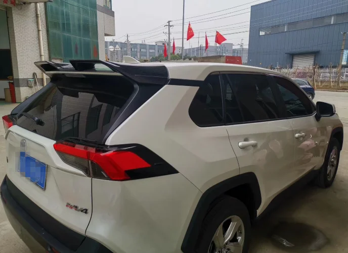 Для Toyota RAV4 спойлер ABT Стиль ABS Материал заднее крыло праймер цвет спойлер год