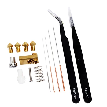 

3D Printer Accessories Ultimaker2 0.25/0.4/0.6/0.8Mm Nozzle Heating Block Kit