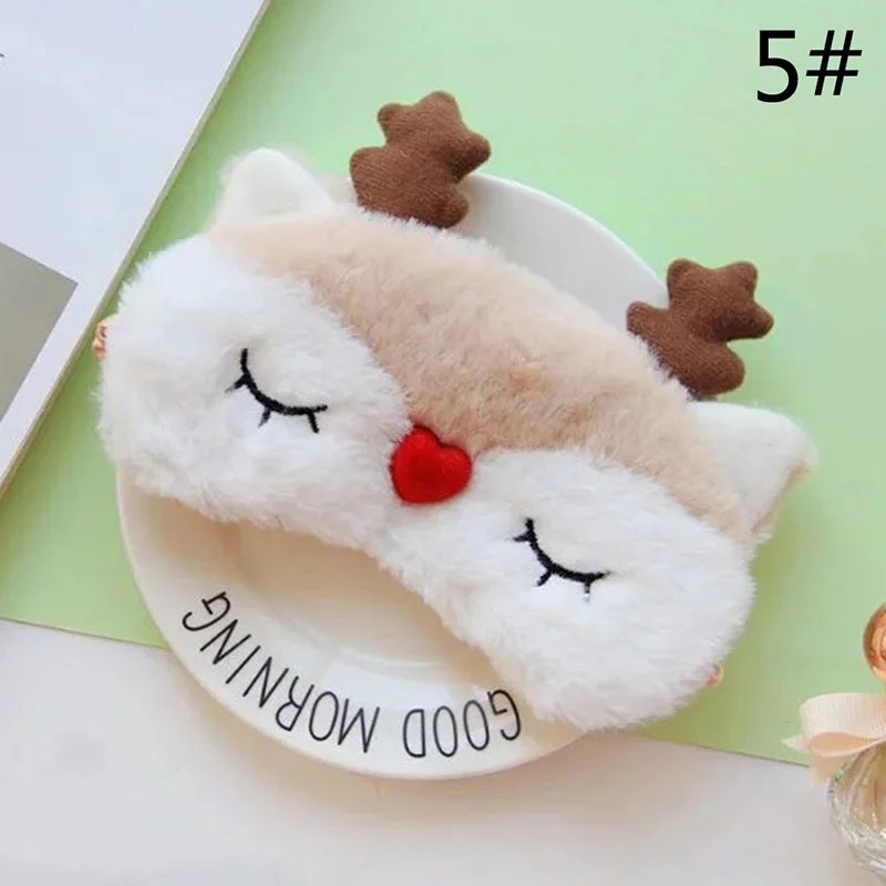 N5 Koala/bunny Cartoon Sleep Eye Mask Nap Plush Eye Shade Bandage Rest Travel Relax Sleeping Aid Blindfold Ice Cover Eye Patch - Цвет: N5