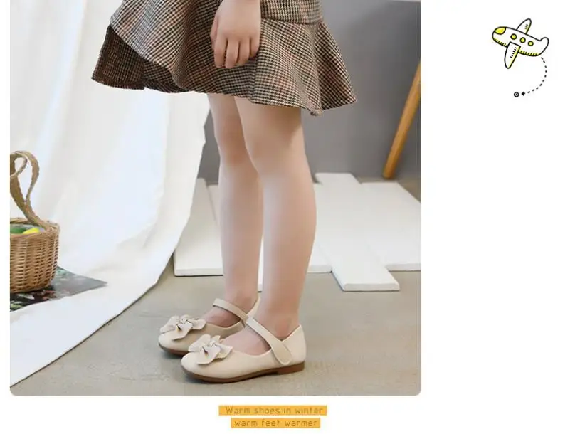 Cute girl shoes fashion lace bow children's shoes party dance princess girl flower shoes for girls soft cute shoes school party