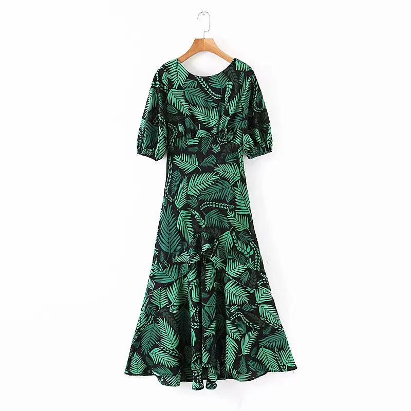 Linjiashop, винтажное богемное макси платье, женское, круглый вырез, короткий рукав, цветочный принт, этническое, лето, осень, Пляжное, для вечеринки, стильное