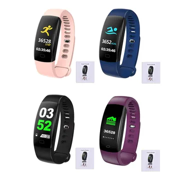 

F64Hr 0.96 Inches Smart Color Sn Bluetooth 4.0 Smart Watch Step Counting Heart Rate Monitoring Blood Oxygen Monitoring Infor