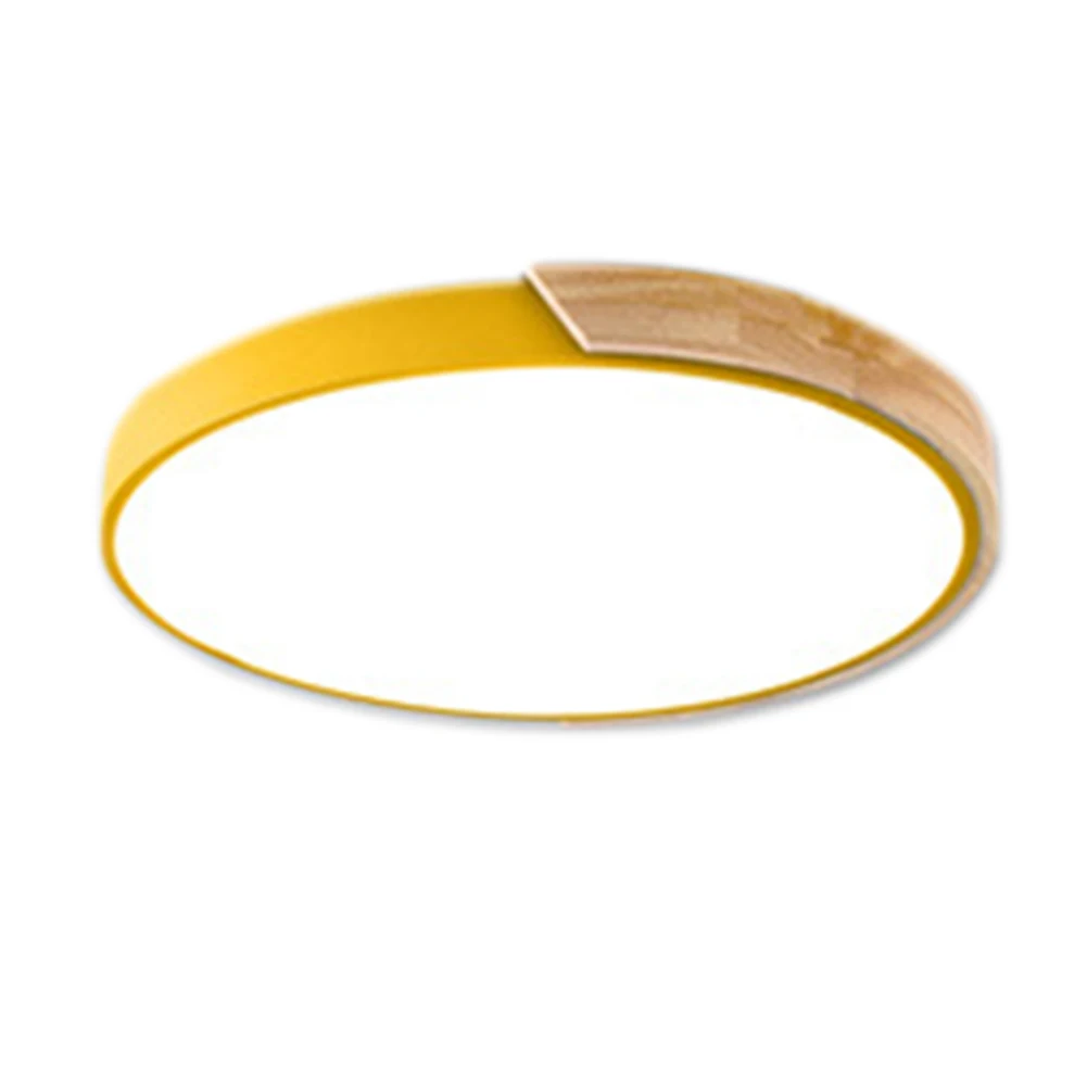 

30cm Ultrathin Ceiling Light Panel 18W Modern Home Decoration Wooden Corridor Round Bedroom Nordic Style Led Indoor Kids Room