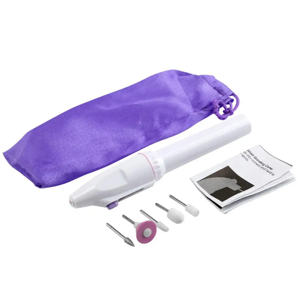 

Mini Electric Nail Drill Machine Electric Manicure Drills Pedicure Gel Polish File Buffer Nail Art Tools with Drill Bits