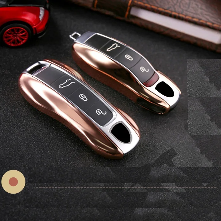 Чехол для автомобильного ключа, чехол для porsche panamera macan boxster cayenne 971 911 718 9YA, дистанционный смарт-держатель для ключей, Защитная крышка для брелока