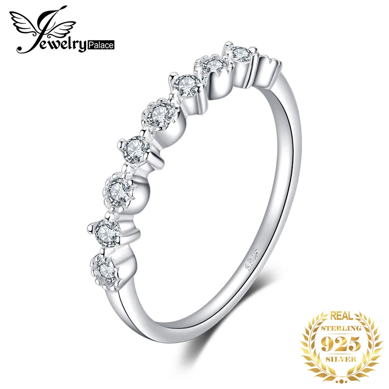 Jewelrypalace классический weddig кольцо для Для женщин Настоящее стерлингового серебра 925 Модные украшения подарок для друзей