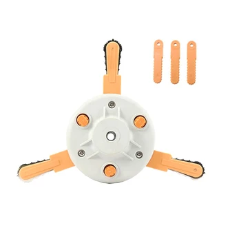 

Dual Use Powers Grass Trimmer Head Chain Saw with Nylon Line Cutter for Lawnmower new