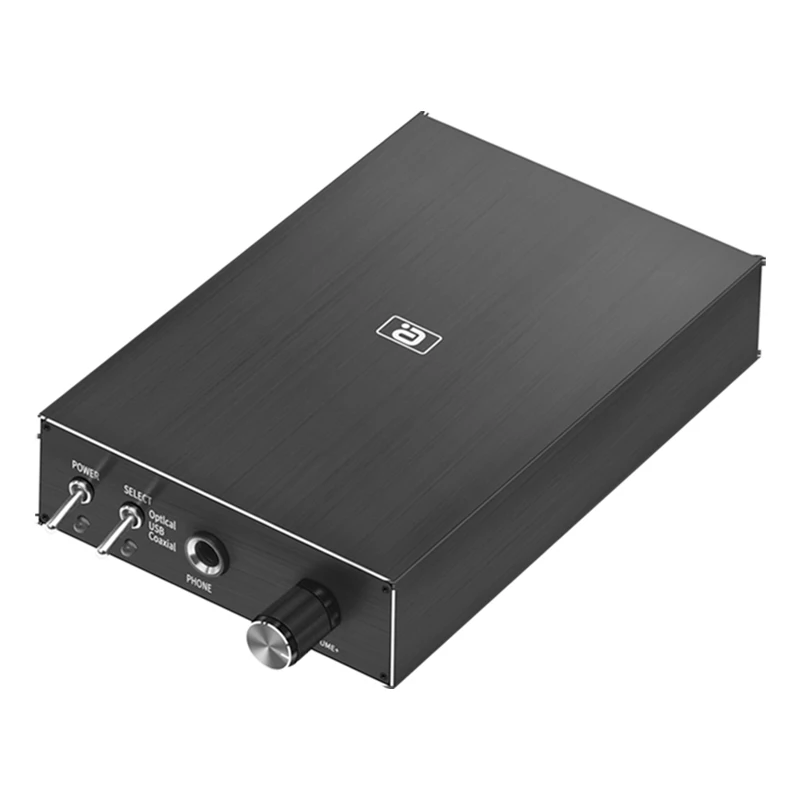 AYINO Mini HiFi Digital Audio Decoder USB DAC Headphone Amplifier 24Bit 96KHz Input USB Coaxial Optical Output RCA Amp12V DA580