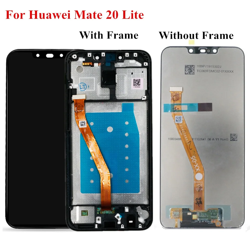 Жк-дисплей 6 3 дюйма для Huawei Mate 20 Lite LX1 LX2 LX3 сенсорный жк-экран с дигитайзером в