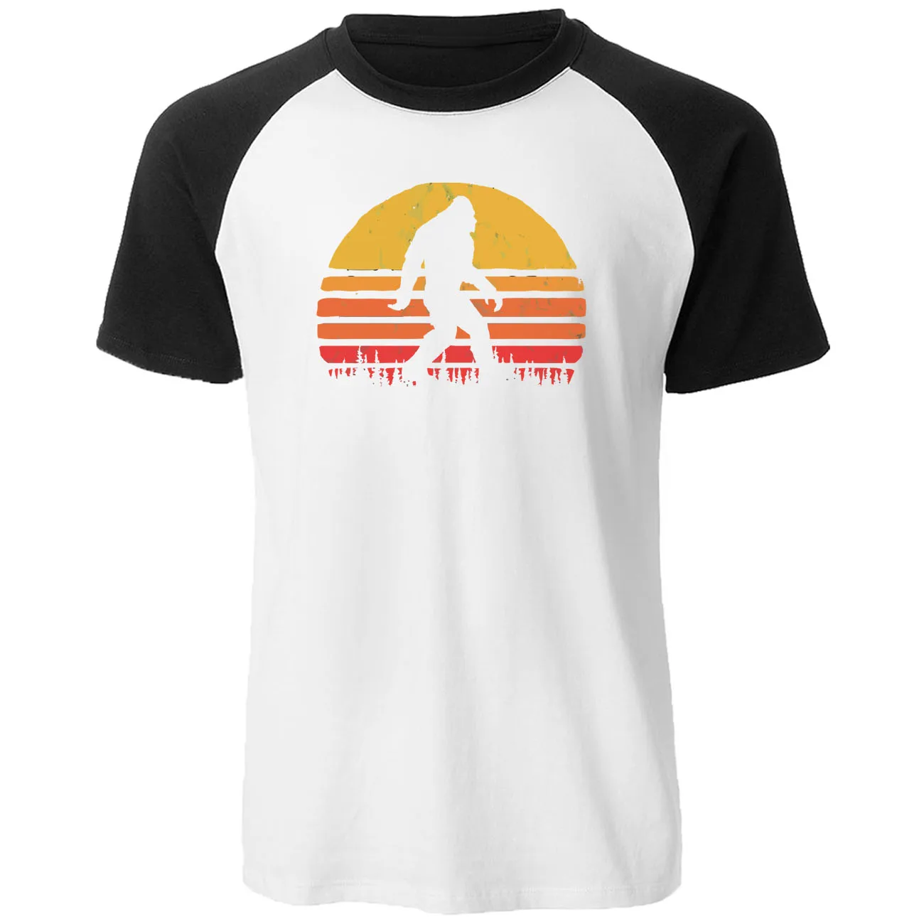 2019 Повседневная забавная летняя футболка, хлопковые топы в стиле ретро, с изображением снежной ноги, с изображением солнца, в винтажном