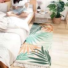 Декоративный ковёр, хлопковый ковёр, свежий, в скандинавском стиле, кокосовый лес, много размеров, для кухни, пола, дивана, дома, гостиной