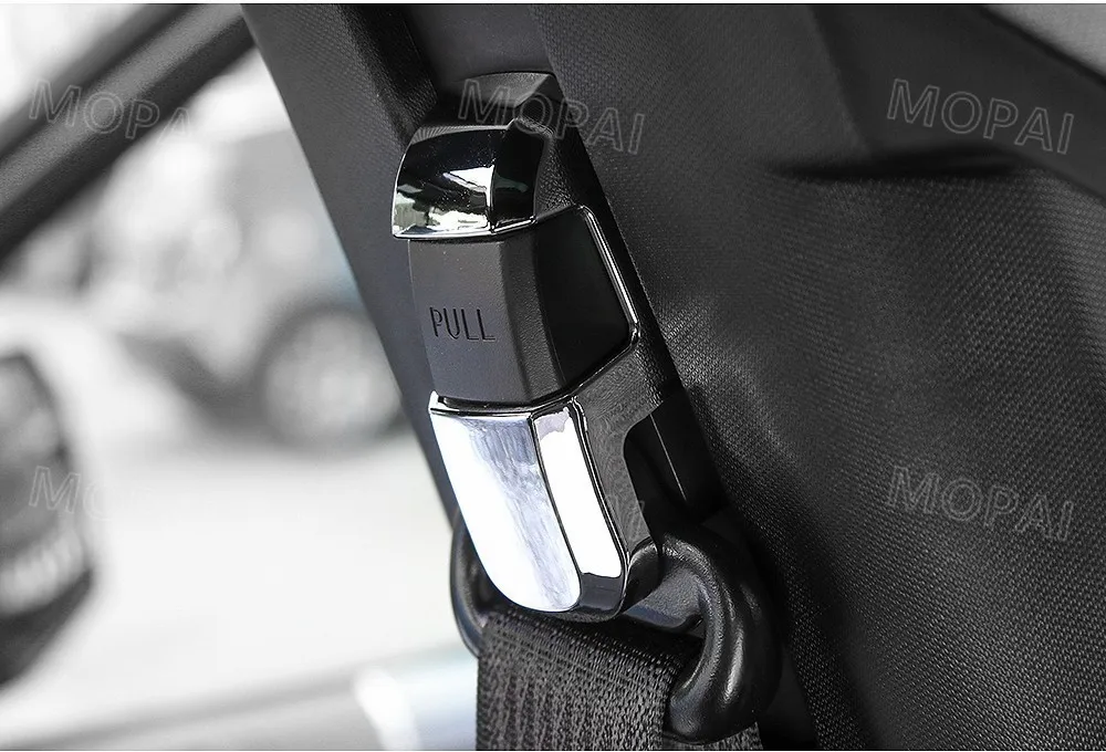 MOPAI интерьерные молдинги для F150 2009+ ремень безопасности для автомобильного кресла кнопка пряжки украшения крышки для Ford F150+ автомобильные аксессуары