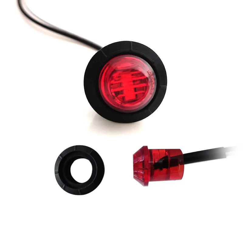 Ʈ�� Ŭ����� ����Ʈ �� ���� LED ���̵� ��Ŀ ǥ�õ�, Ʈ���� �ڵ��� ��Ŀ ��Ʈ��, 3/4 ��ġ, 12V, 24V, 2 ��