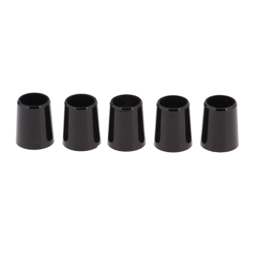 5pcs Black Golf Shaft Sleeve Ferrules .335 .370 Cap Adapter Ring 0.370 Iron Golf Ferrules Replacement