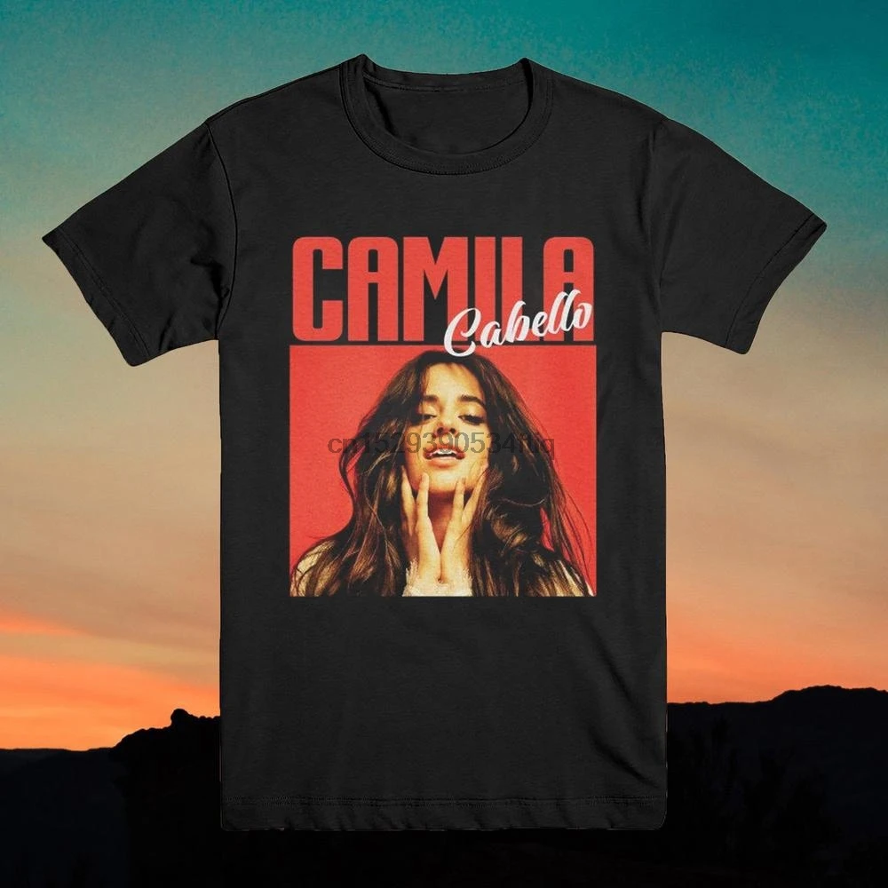 Классическая футболка Camila Cabello Bottzilla 90S вдохновленный дизайном | Мужская одежда