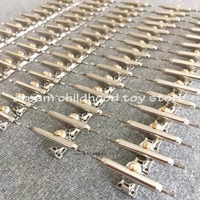 2021 Latest Upgraded 32mm 34mm Finger Skateboard Trucks New Single Axle With Lock Nuts Sef of 2 Pieces 3