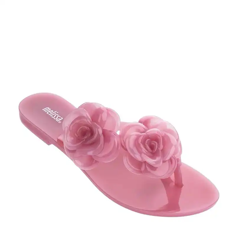 flip flops with flowers on them