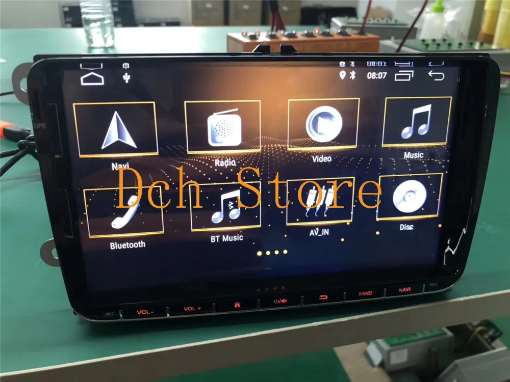 9 дюймов Android 0 8 Восьмиядерный автомобильный DVD GPS для VOLKSWAGEN skoda POLO GOLF PASSAT CC TIGUAN TOURAN