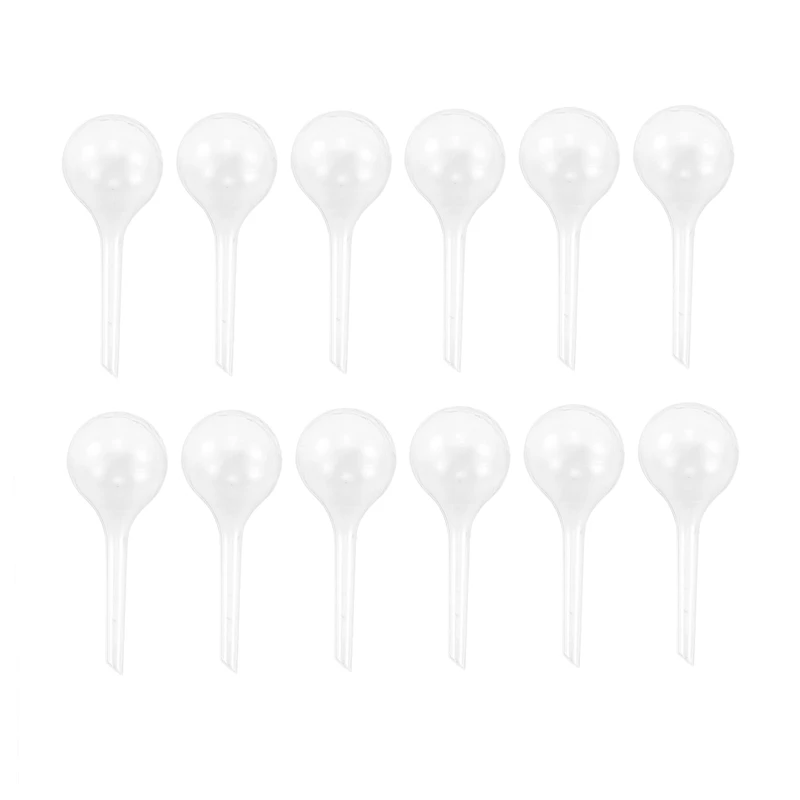 12Pcs Plant Watering Bulbs Automatic Self-Watering Globes Plastic Balls Garden Water Device Watering Bulbs For Plant