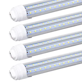 

20pcs,R17D/HO 8FT LED Tubes,Rotate V Shaped, 90W (Replacement for F96T12/CW/HO 150W), T8/T10/T12 Replacement,Dual-Ended Power