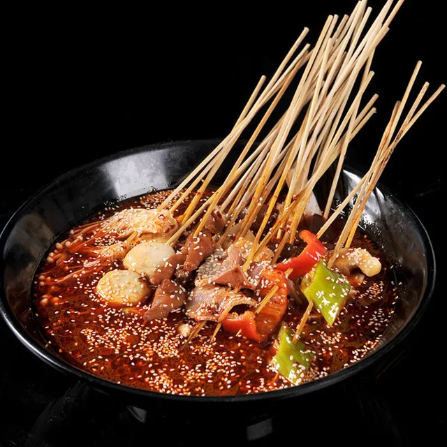 50/90Db Bambusz Fa 25 Cm -Es Bbq Nyársai Élelmiszer -Bambusz Hús Eszköz Grillező Parti Eldobható Hosszú Botok Vendéglátó Grill Kemping - Image 5