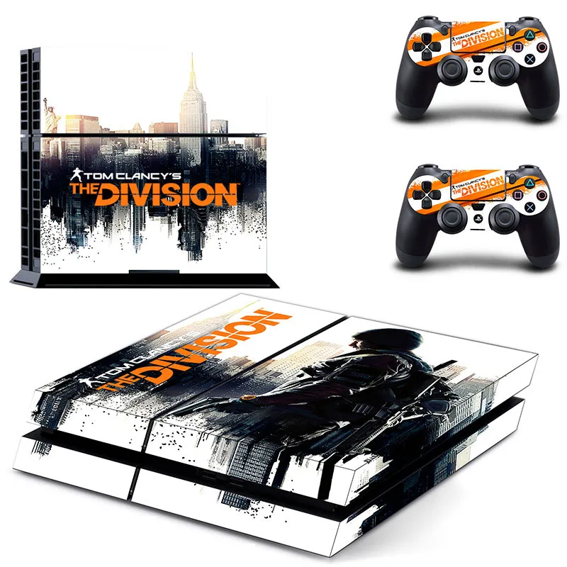 The Division 2 PS4 sticker s Play station 4 наклейки кожи наклейки для playstation 4 PS4 консоли и контроллера Скины Виниловые