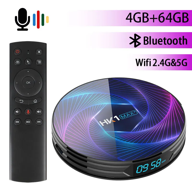 64G and airmouse Transpeed Max Plus Android 9,0 Восьмиядерный ТВ приставка RK3368 PRO 64 Гб 128 ГБ 4K Google Play Youtube Netflix высокопроизводительный процессор ТВ приставка - Цвет: 64G and airmouse
