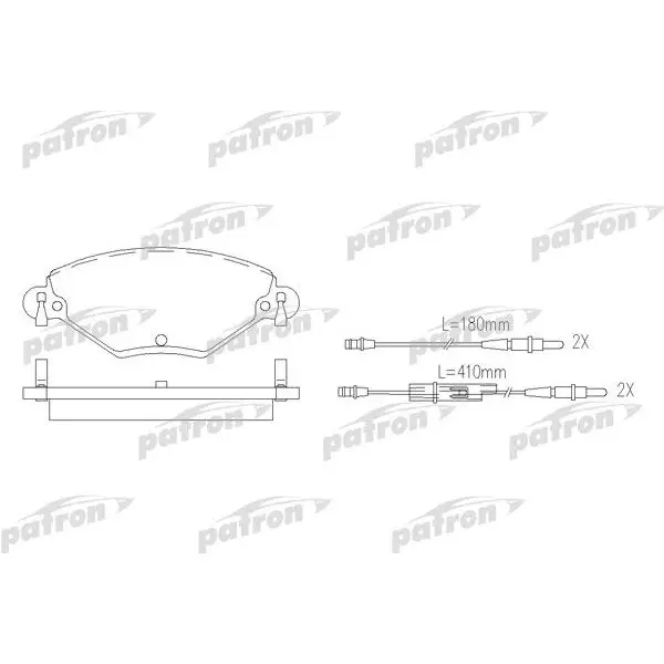 Колодки тормозные дисковые передн CITROEN: C5 01-04, C5 04-, C5