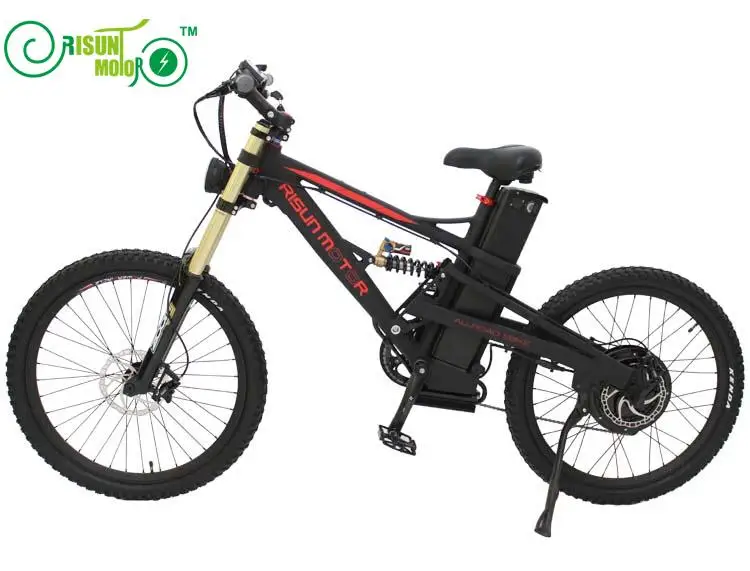 Cheap Electric mountain bike frame / all terrain / soft tail / shock absorber electric bicycle frame 3