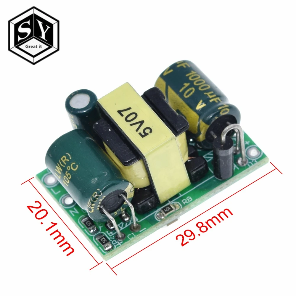 Изолированный модуль питания Great IT 5 в 700 мА (3 Вт) 1 шт. для Arduino понижающий 220 В