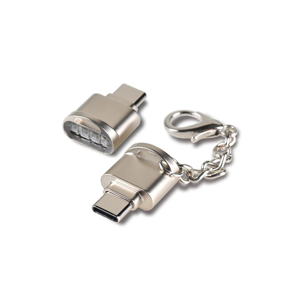 1 шт. USB 3,1 type C кард-ридер USB-C TF Micro адаптер типа OTG-C кард-ридер для samsung Macbook huawei - Цвет: Белый