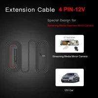 HGDO R35 SONY IMX335 2K 1080P caméra de recul caméra arrière câble 4PIN Vision nocturne inversion moniteur de stationnement automatique étanche 170 ° 2