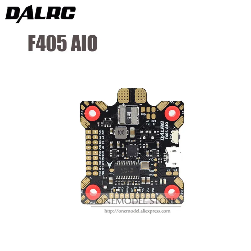 

New DALRC F405 AIO Flight Control high quality MCU STM32F405RGT6 Built in OSD BEC 9V/3A PDB for FPV Freestyle Drone VS Holybro