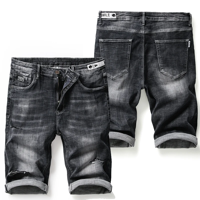 

Vogue of new fund of 2020 men five minutes of pants stretch denim shorts pants men's fashion brand shorts in summer