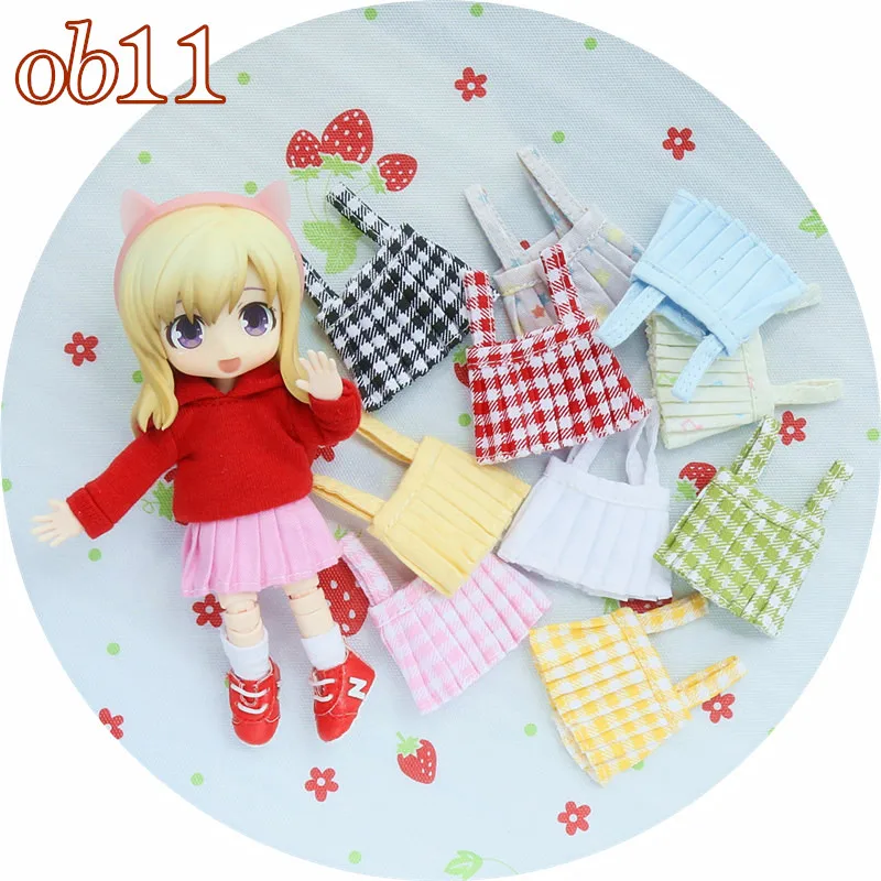 Ob11 детское платье GCS глина Красивая игрушечная свинка одежда 1/12 bjd кукла юбка на подтяжках комбинезоны куклы аксессуары игрушки