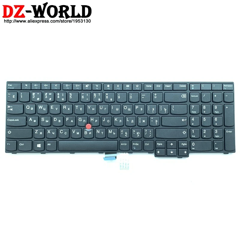 Новая Оригинальная Русская клавиатура для ноутбука Lenovo Thinkpad E570 E575 Teclado 01AX174 01AX134