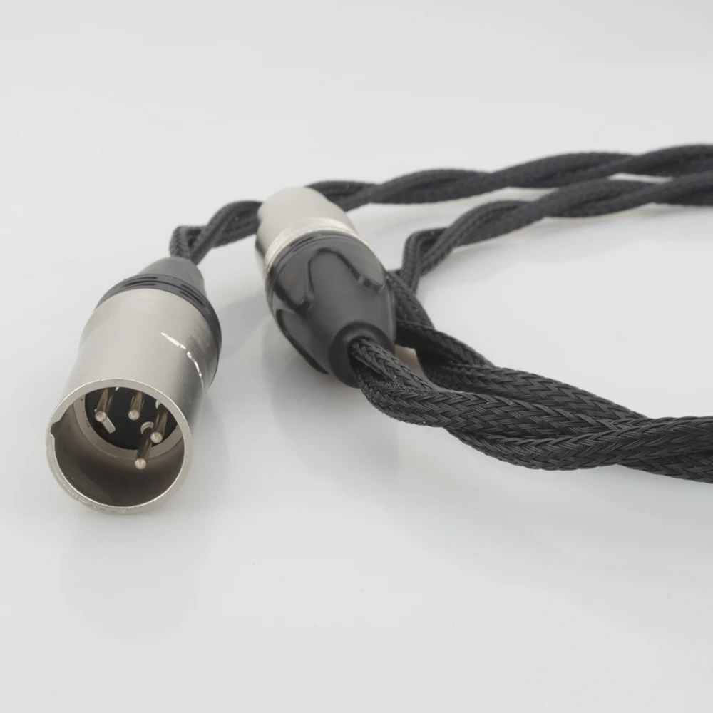 New Audiocrast 4 Pin XLR Balance Male to 4 Pin XLR Balance Female Extension Cable Headphone Extension Cable Audio Cable