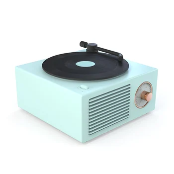 

Multifunctional Mini Retro Record Player Turntable Bluetooth Speakers Loud Stereo Sound 112*105*57mm UY8