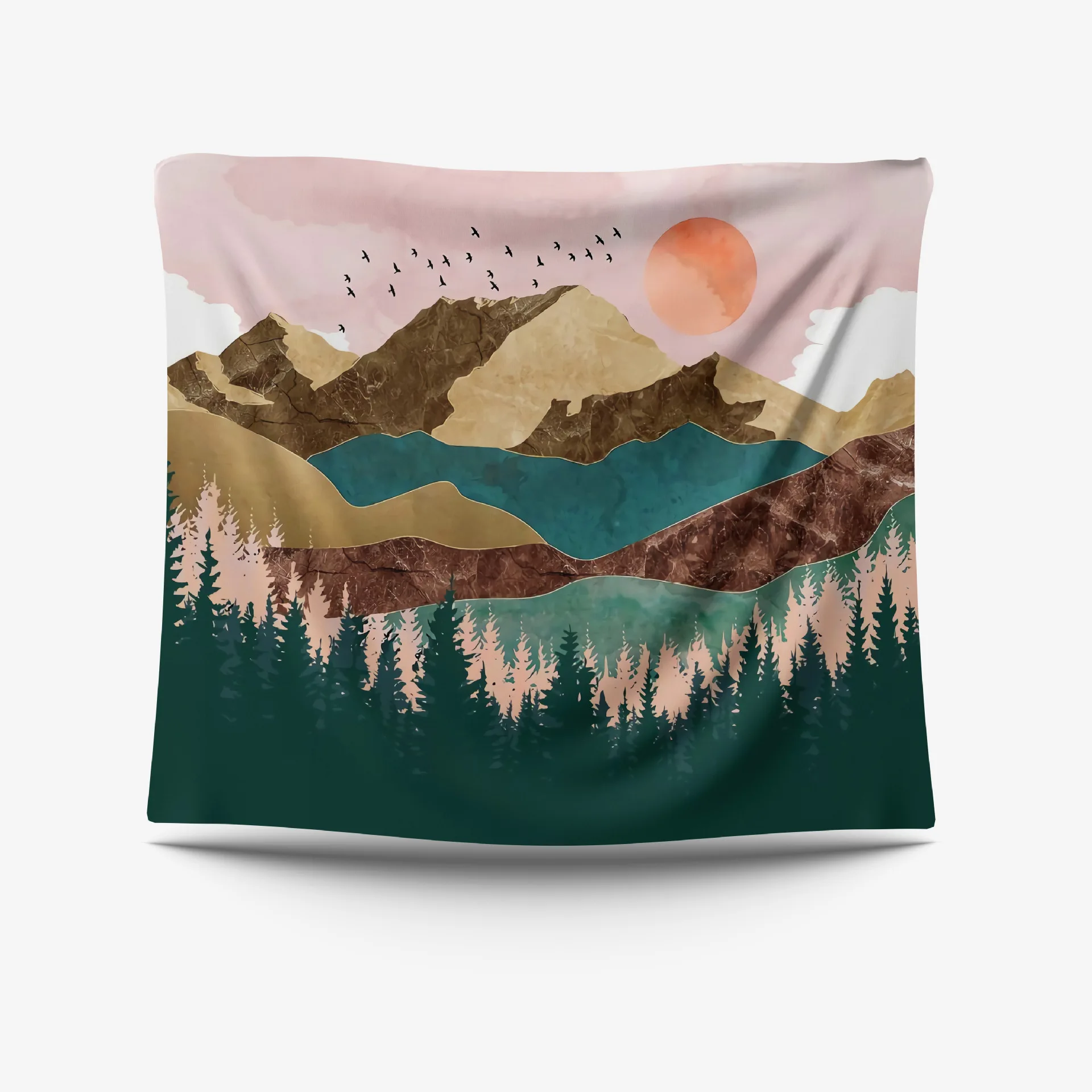 

Mountain Tapestry Tapestry Home Hanging Painting Decoration Tablecloth Background Cloth Picnic Cushion Tapestry Blanket Home