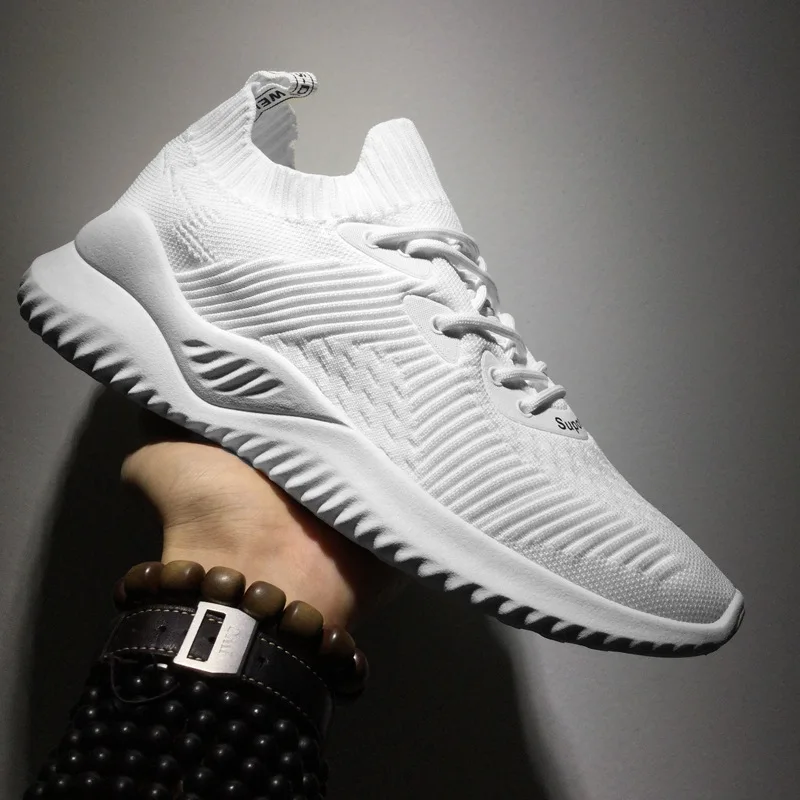 Горячая Распродажа Мужская обувь Flyknit Мужская дышащая Спортивная обувь для мужчин кроссовки Bounce для активного летнего спорта