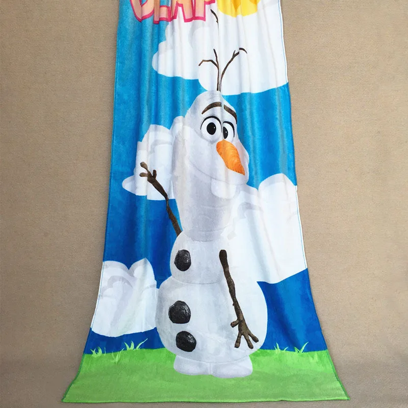 Bath Towel Cartoon Activity Printed Children Water-Absorbing Beach Towel