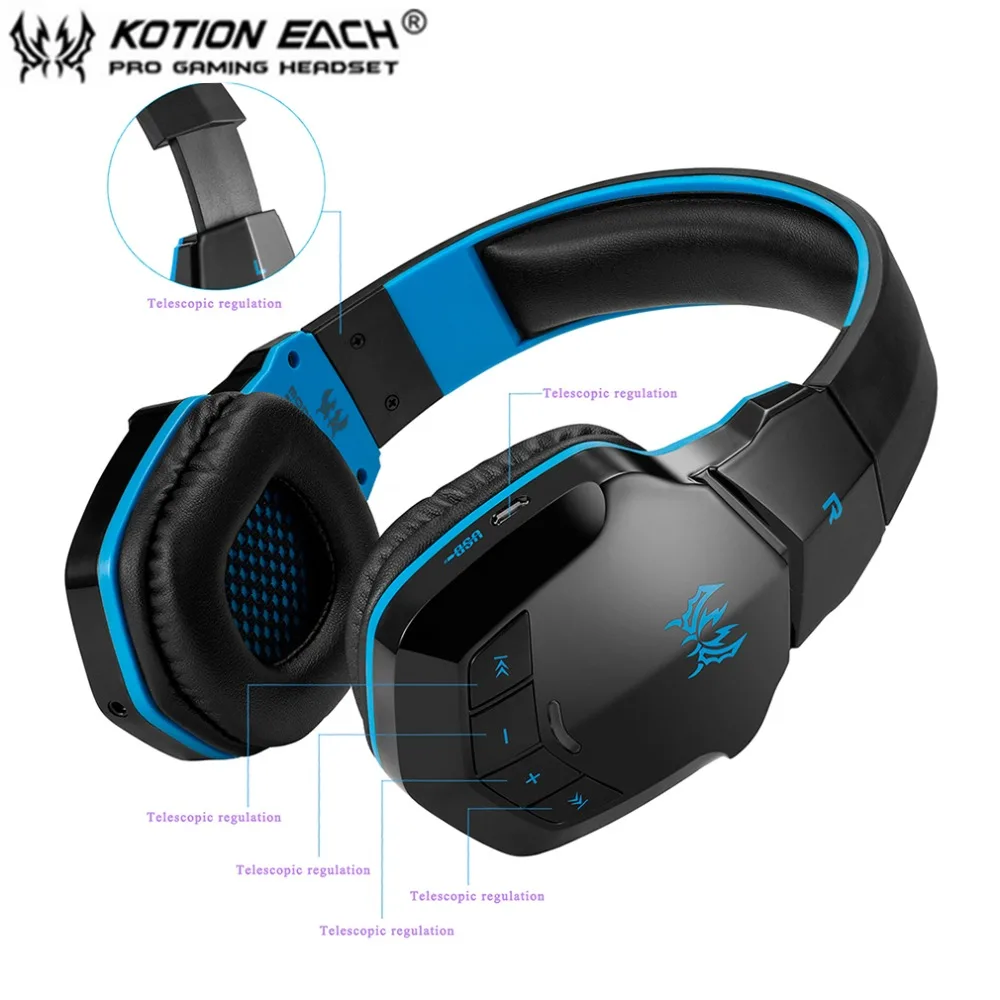EACH B3505 Wireless Bluetooth 4.1 Stereo Gaming Headphone Headset Support NFC Mic Suitable For Phone Computer Voice