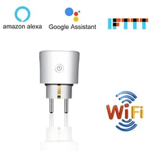 Free Shipping EU Wifi Smart Plug Remote Control Socket 16A Tuya Wireless Smart Power Socket Suport Alexa Google Home Mini IFTTT